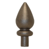 Pointe fer de lance goutte d'eau acier pour tube Ø20mm