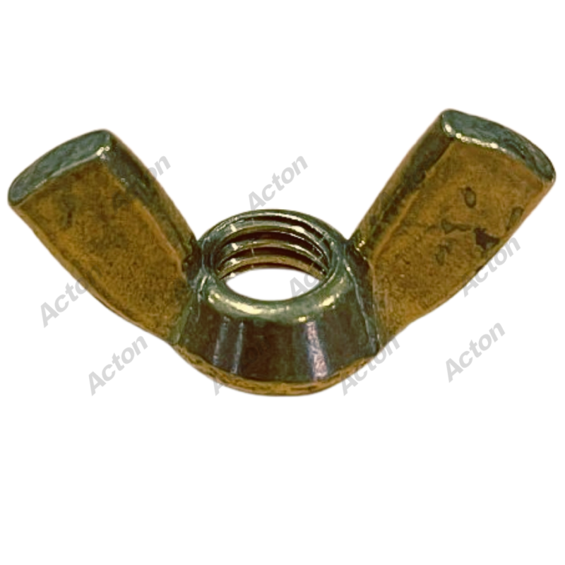 ÉCROU À OREILLES LAITON FORME AMÉRICAINE – DIN 315 – M3 À M12