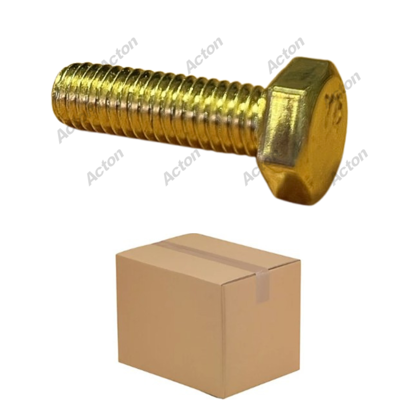 BOÎTE DE VIS À MÉTAUX TÊTE HEXAGONALE LAITON – FILETAGE TOTAL DIN 933