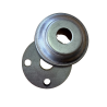 Platine de fixation à souder pour barreau de Ø14 mm