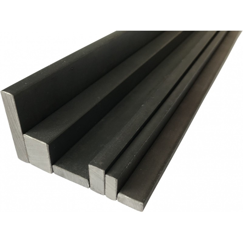 Fer plat acier | Sections de 20x3 à 40x8 mm | 1 à 2 mètres