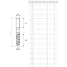 Vis mixte inox A2 – Filetage bois et métaux – Ø6 à 10 mm