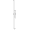 Barreau torsadé aluminium 14x14 mm | Montant de garde-corps léger