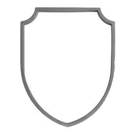 Cadre décoratif en acier 215x165 mm à personnaliser avec initiales ou motifs