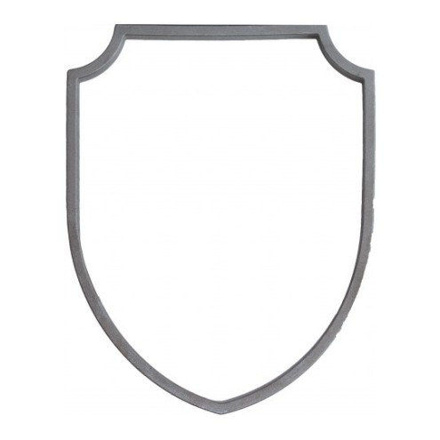 Cadre décoratif en acier 215x165 mm à personnaliser avec initiales ou motifs