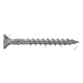 Vis à bois - Inox A4 - Tête fraisée six lobes