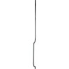 Barreau galbé en fer forgé carré 14 mm pour grille de fenêtre