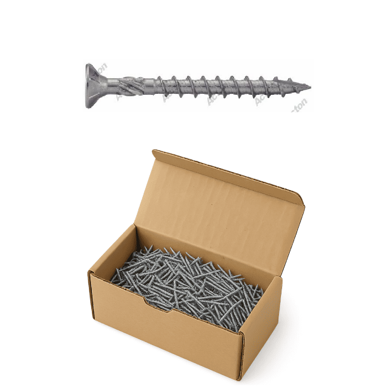 Vis à bois - Inox A4 - Tête fraisée six lobes