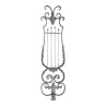Panneau ornemental en fer forgé de style classique 880x230 mm