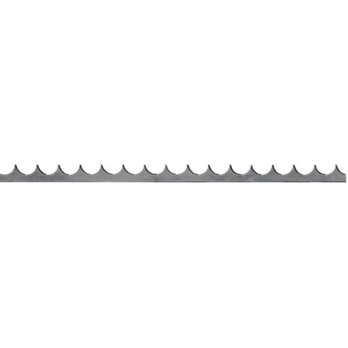 Bande de tôle dentelée en acier, épaisseur 3 mm, longueur 75 cm ou 1,5 m, protection pour clôtures et portails.
