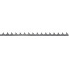 Bande de tôle dentelée en acier, épaisseur 3 mm, longueur 75 cm ou 1,5 m, protection pour clôtures et portails.
