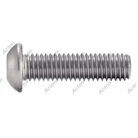 Vis tête bombée six pans creux inox A4 - anticorrosion