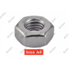 Écrou hexagonal DIN 934 inox A4 M1,6 à M52