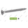 Vis bois aggloméré inox Pozidrive A2 – Fixation précise