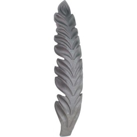 Feuille en acier forgé 165x30 mm à souder pour ferronnerie