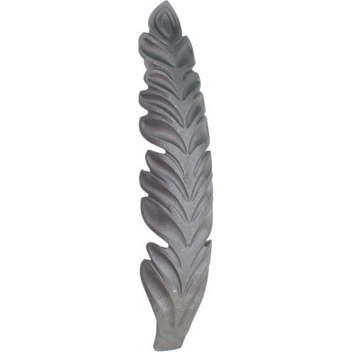 Feuille en acier forgé 165x30 mm à souder pour ferronnerie