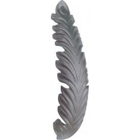 Feuille en acier forgé 185x60 mm à souder pour ferronnerie