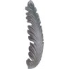 Feuille en acier forgé 185x60 mm à souder pour ferronnerie