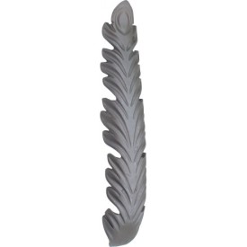 Feuille en acier forgé 210x40 mm à souder pour ferronnerie