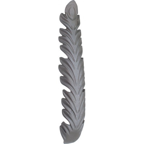 Feuille en acier forgé 210x40 mm à souder pour ferronnerie
