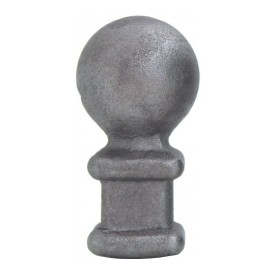 Boule d'ornement pour barreaux de clôtures et portails - base carrée