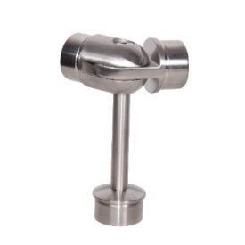 Connecteur réglable en T inox 316 pour tube Ø42,4 mm
