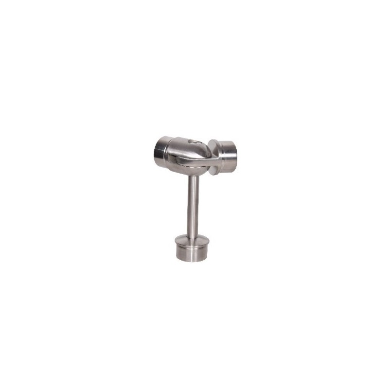 Connecteur réglable en T inox 316 pour tube Ø42,4 mm