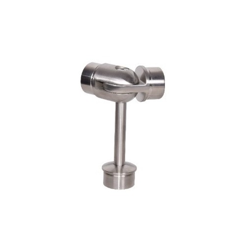Connecteur réglable en T inox 316 pour tube Ø42,4 mm