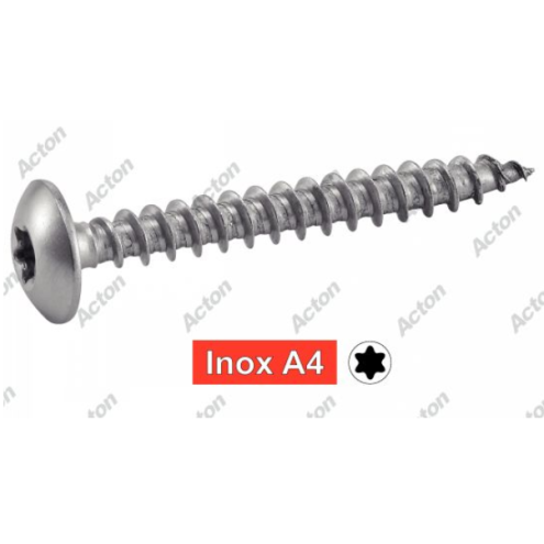 Vis de penture inox A4 Torx