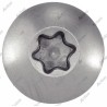 Boîte de vis de penture inox A4 à tête cylindrique large Six Lobes.