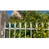 Cercle ouvert en fer plat 16 x 8 et 20 x 6 mm - Ø110 mm