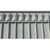 Cercle ouvert en fer plat 16 x 8 et 20 x 6 mm - Ø110 mm