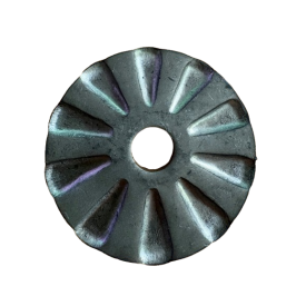 Rosace en acier pour balustre coudée de Ø12mm