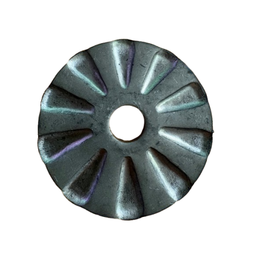 Rosace en acier pour balustre coudée de Ø12mm