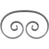 Volute en C 260x165 mm acier forgé queue de carpe – Esse