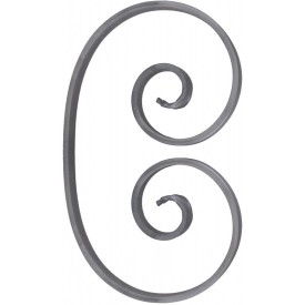 Volute en C 260x165 mm acier forgé queue de carpe – Esse