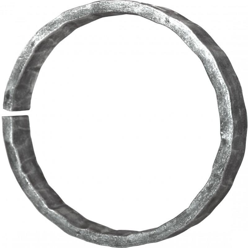 Cercle en fer plat martelé non soudé 12x6mm - Diamètre 99 et 110mm