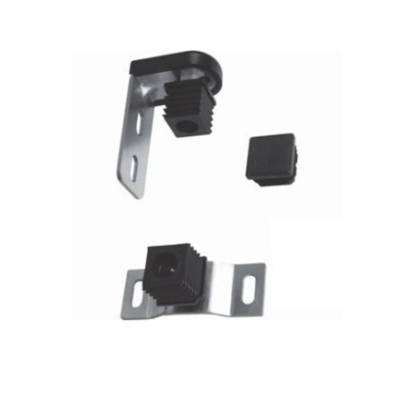Kit pivots haut et bas avec platine de sol pour portails légers