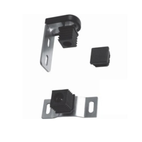 Kit pivots haut et bas avec platine de sol pour portails légers