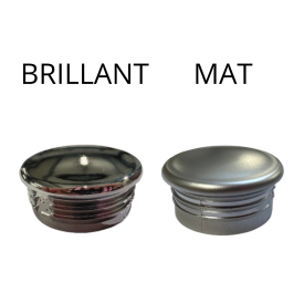 Embout tube rond chromé – finition brillante ou mate | Esse Diffusion