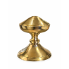 Bouton laiton poli Ø75 mm avec tige M8 pour porte