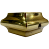 Bague carrée basse laiton 38x38 – pour barreaux carrés 14x14 ou 16x16 mm – finition poli