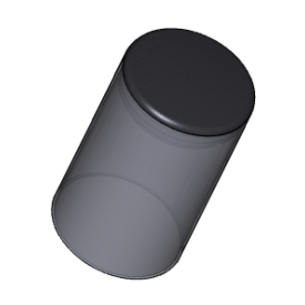BOUCHON PEBD TUBE ROND EMBOUT TUBE PATIN RENTRANT M8002