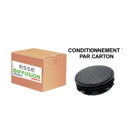 Embouts patins fins ronds Ø12 à Ø60 mm – PEBD rentrants
