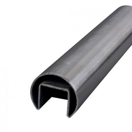 MAIN COURANTE INOX VERRE TUBE Ø42.4 INOXYDABLE 304 M3589