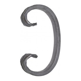 Volute en C pour portails, ferronnerie