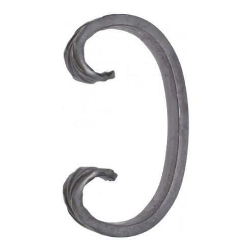 Volute en C pour portails, ferronnerie