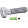 VIS TÊTE HEXAGONALE INOX A2 DIN 931 – FILETAGE PARTIEL