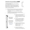 Kit pivots inox haut et bas réglables – pour portails alu ou acier