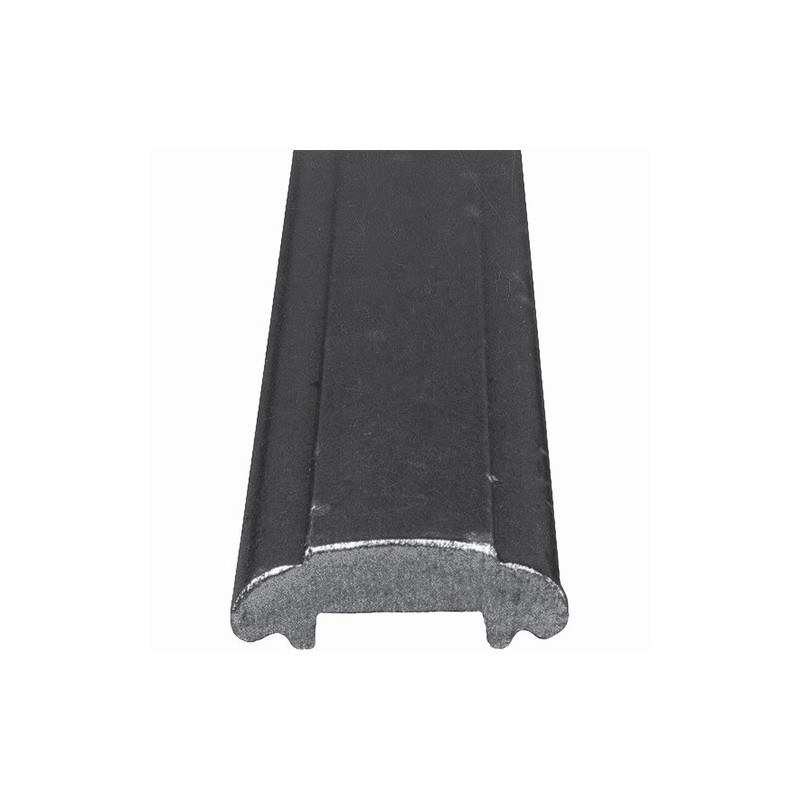 Main courante moulurée en acier 45x16 mm